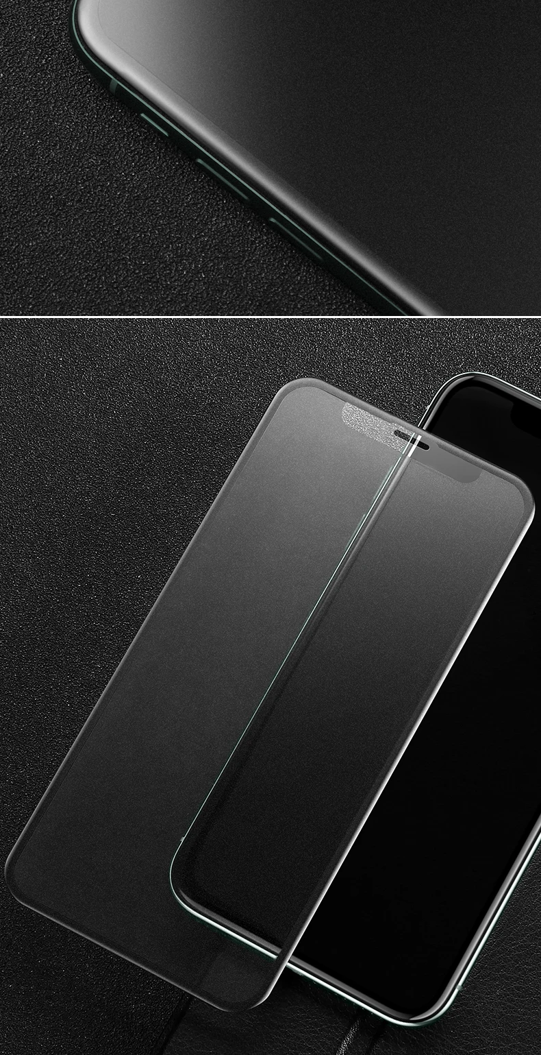 SmartDevil, матовое закаленное стекло для iphone 11 pro max, полное покрытие, защитная пленка, защита экрана 3 H, изогнутая, HD, жесткая пленка
