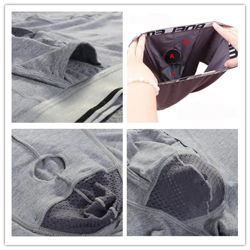 JOCKMAIL Мужское нижнее белье из модала боксерские шорты сетчатая Мошонка капсулы