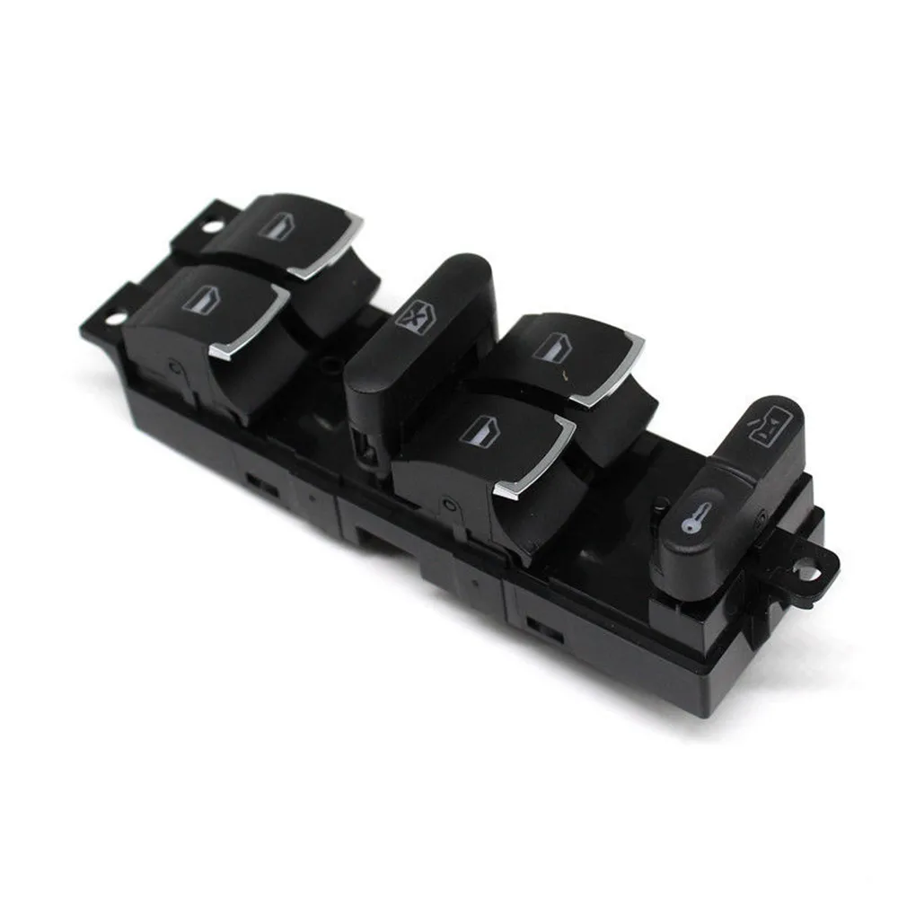 

COSTLYSEED 3BD 959 857 Chrome Master Window Controller Switch For Golf GTI MK4 Bora Beele Passat B5 Driver Side
