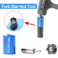 bicycle front fork star nut fitting tool steerer tube headset installer tool components for mtb bike fork installer driver tool