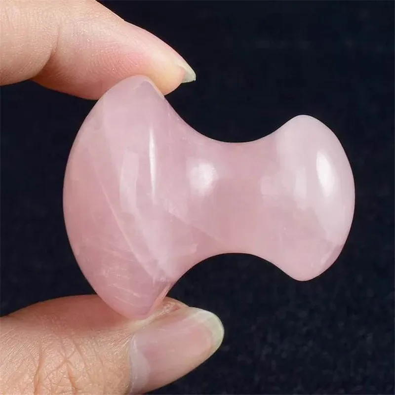Natural Hand Made Rose Quartz Crystal Mushroom Beauty Roller Body Health Massager Tools | Дом и сад