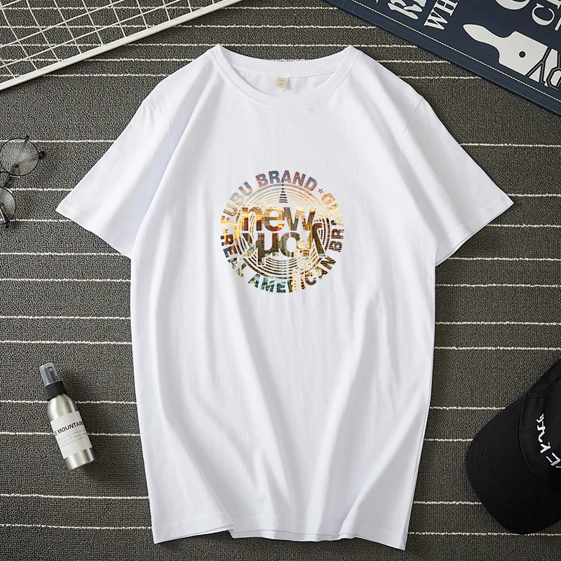 Мужская хлопковая футболка с принтом тонкая унисекс размер от M до 4Xl подходит для