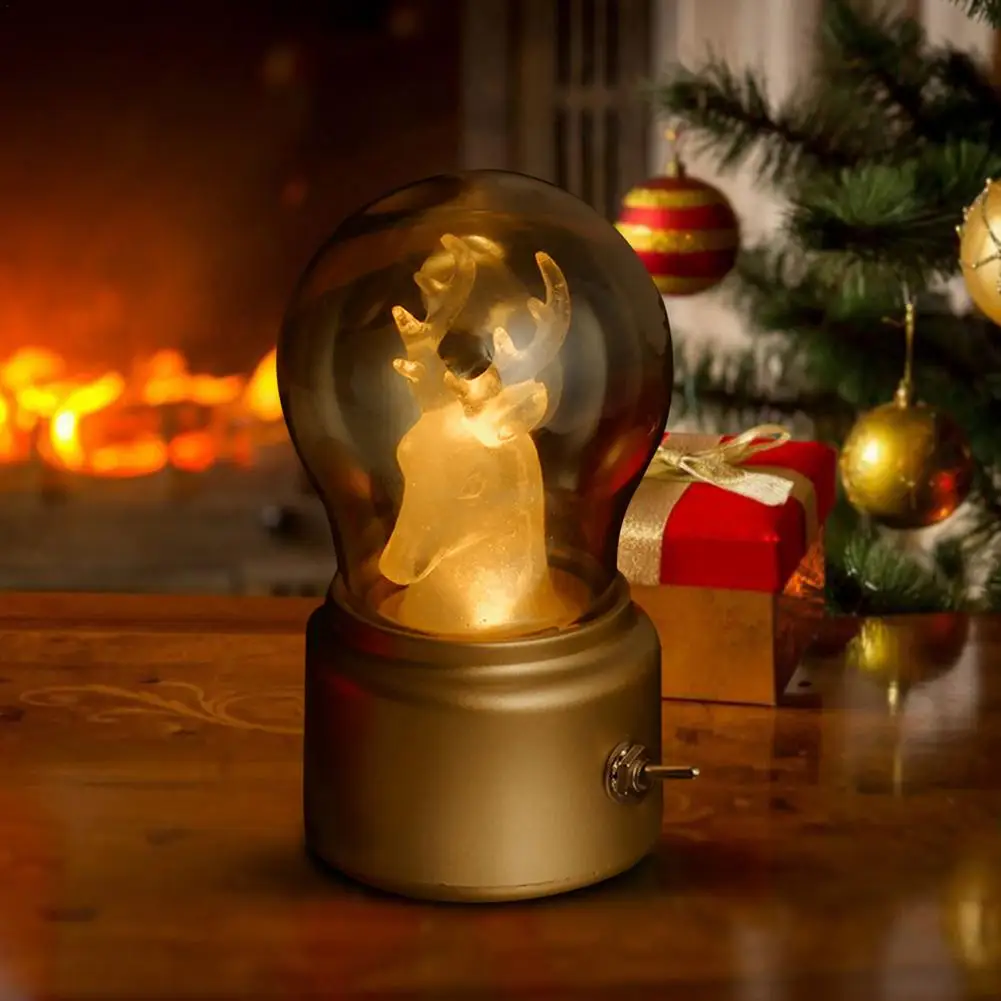 

New Strange Glass Creative USB Charging Led Table Lamp Retro Attractive LED Bulb Lamp Best Gift For Children Family Christmas