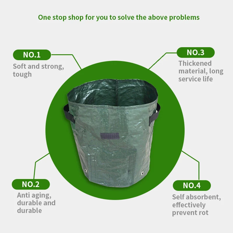 Тканые полиэтиленовые пакеты для выращивания картофеля утолщенные садовые