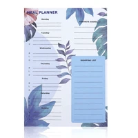 40 sheet new desgin tropical jungle theme dest organizer memo pad meal planner keep healthy list