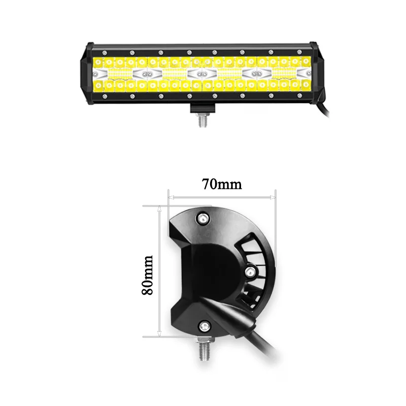 CREK 12 21 23 28 &quotдюймов 12V 24V светильник трактор светодиодный бар Водонепроницаемый