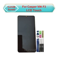 for casper via f3 lcd display with touch screen digitizer assembly replacement with tools3m sticker