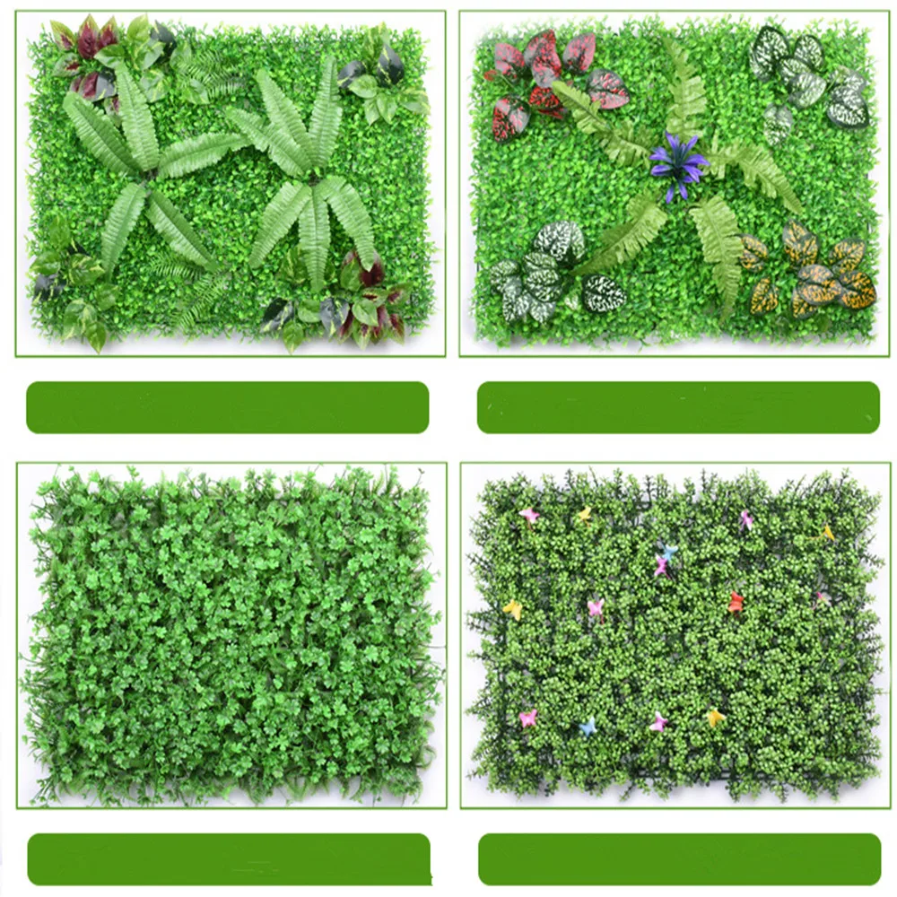 Искусственная трава 4 шт. искусственная стена для вечеринки трава|Искусственный