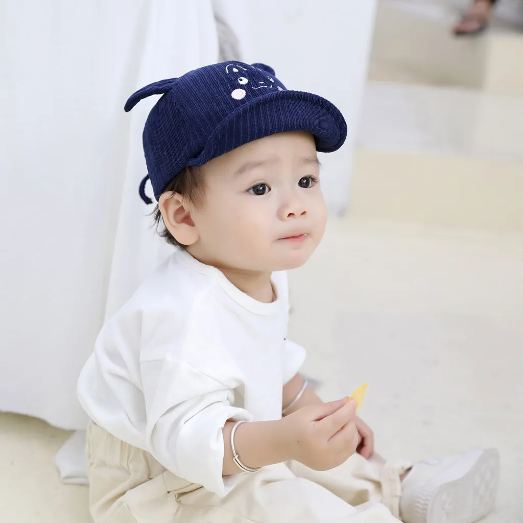 Детская осенняя шапка для маленьких мальчиков мягкая хлопковая шляпа от солнца с