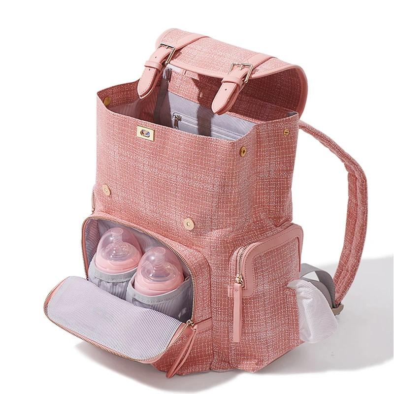 

Sunveno Fashion Mummy Maternity Nappy Bag Large Capacity Nappy Bag Travel Backpack Nursing Bag for Baby Care Women's Fashion Bag