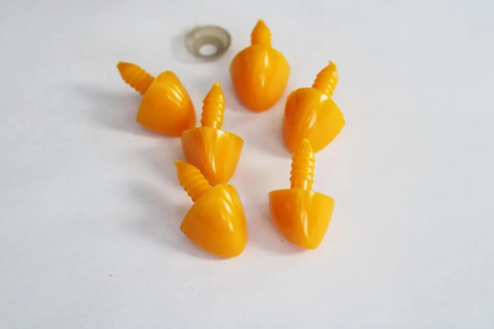 100 шт./лот 17x28 мм оранжевая Птица Животное Игрушка рот + мягкая шайба для diy plsh кукла