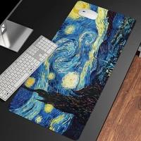 XXL Van Gogh Mouse Pad 80x30cm Notbook Computer Mousepad Large Arting Game Keyboard Mice Mat Gaming Gamer Keyboard Laptop Mat