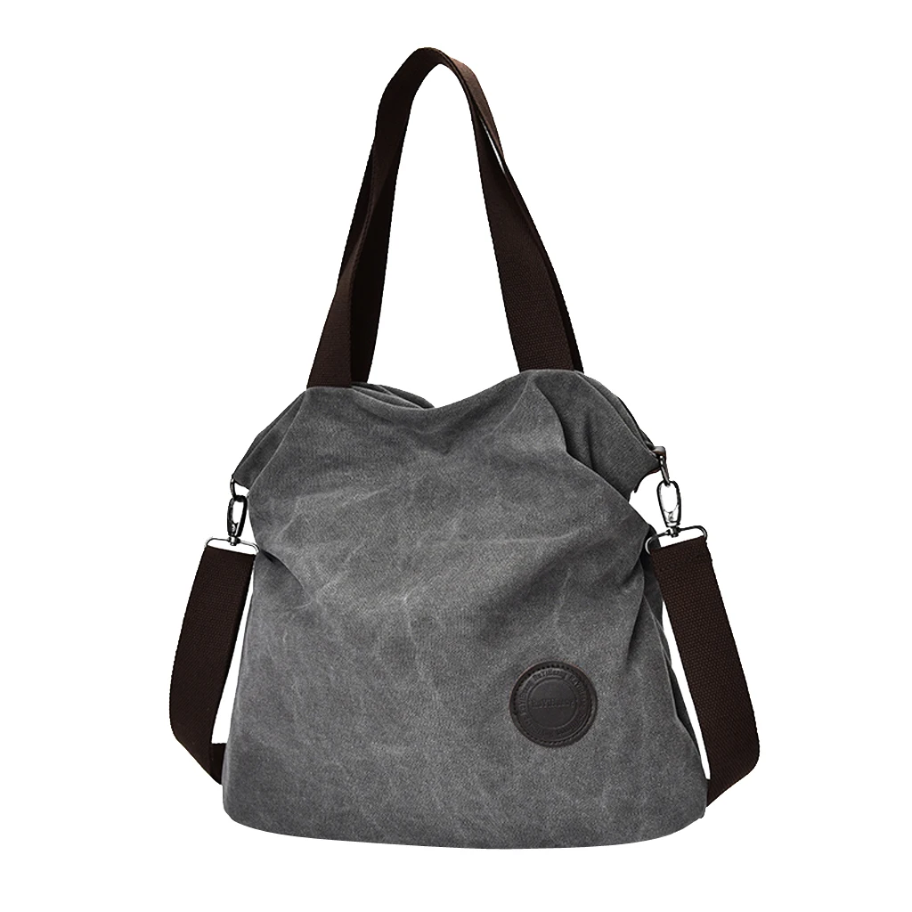 

Women Travel Shopping Canvas Large Capacity Shoulder Bag Tote Handbag