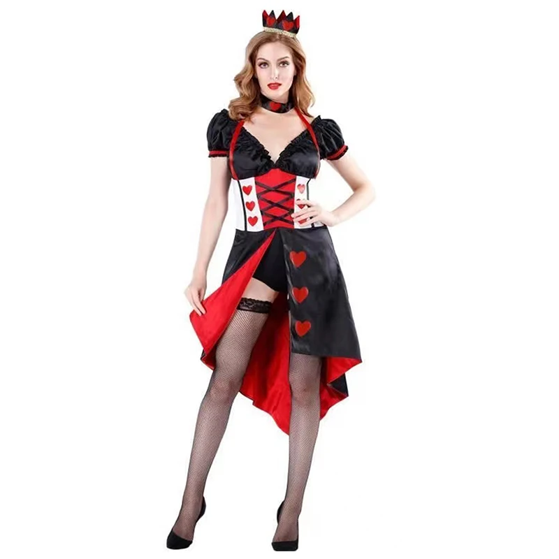 Женский костюм для косплея на Хэллоуин Королевский маскарадный сексуальный