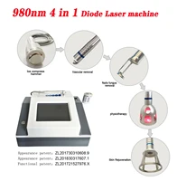 best 30w 4 in 1 980nm diode laser vascular removal machine remove spider veins 980 diode laser blood vessels removal nail fungus