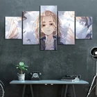 5 панелей аниме Токийские Мстители Холст Картина маслом Настенная картина манга постер декоративный для спальни Настенная картина