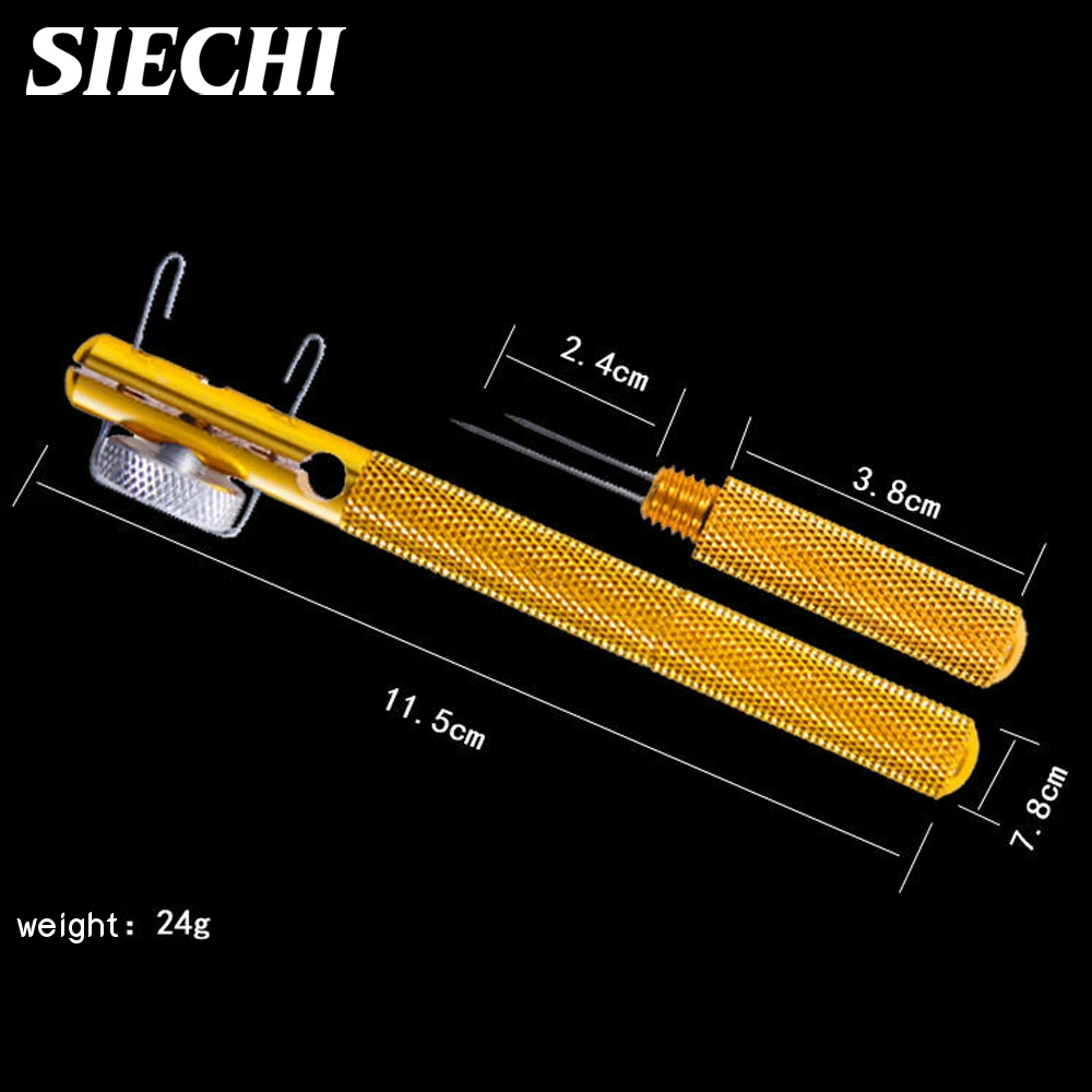 Полностью металлический рыболовный крючок инструмент для завязывания и