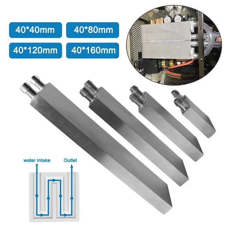 Базовое алюминиевое водяное охлаждение для жидкости 40*40 мм система теплоотвода