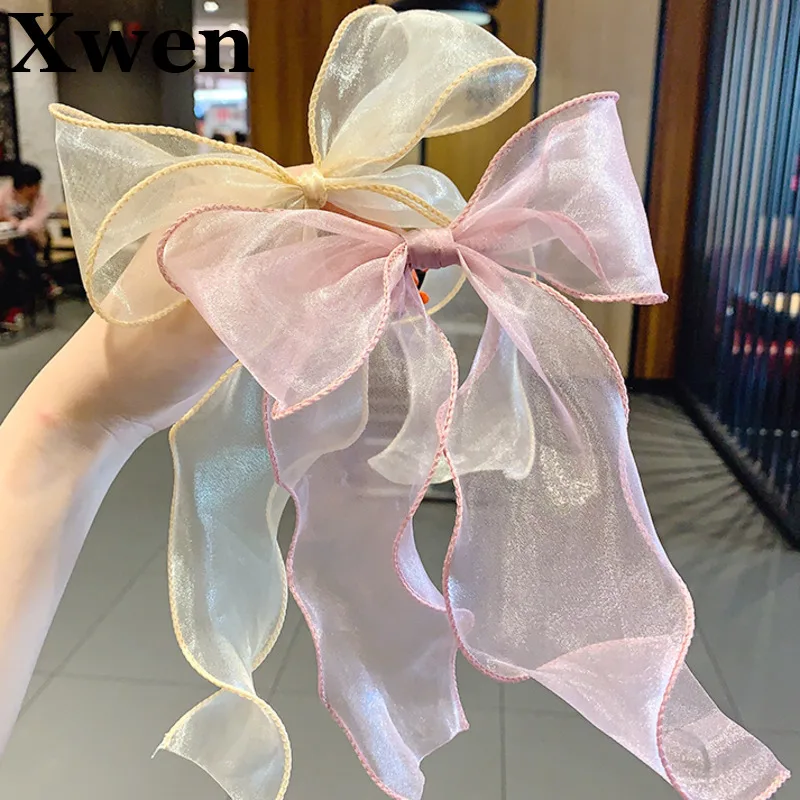 [Xwen] 2021 Новые Девушки Простой бант для волос Веревка головной канат шаровой