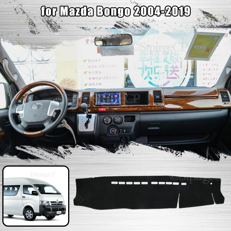 

for Mazda Bongo 2004-2019 Dash Cover Mat Dashmat Dashboard Cover Protective Sheet Carpet Styling
