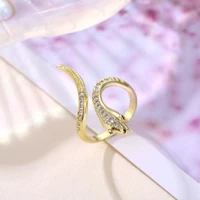 ks046 fashion exquisite ring party gift womens dance geometric cool snake ring 2021 popular jewelry