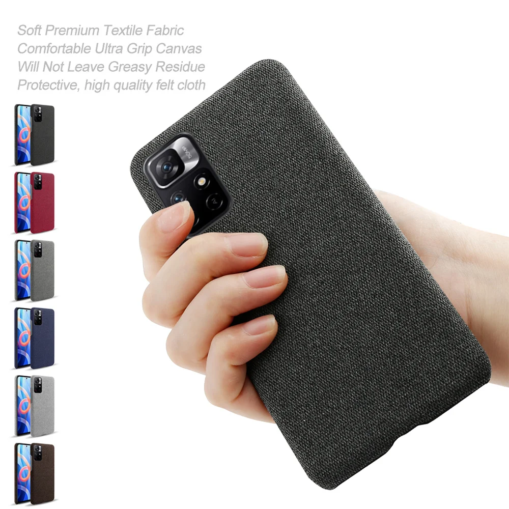 

Xiaomi PocoM4 Pro Case Soft Premium Fabric and Anti-Slip Grip Cover For Poco Poko Pocco Little M4Pro M 4 Pro 4Pro M4 Pro 5G Case