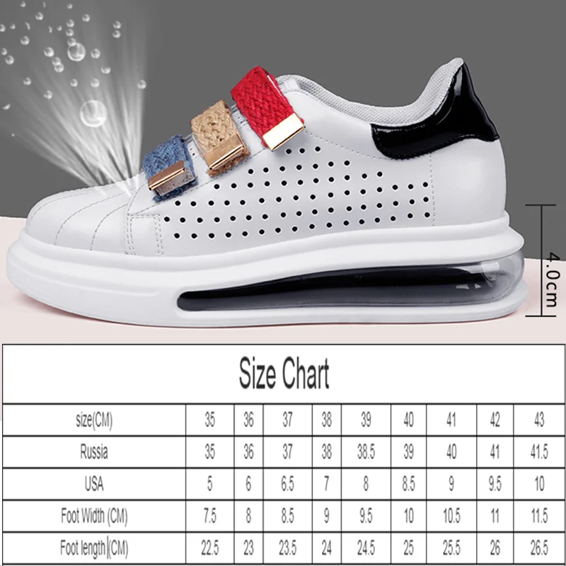 

AIYUQI White Women Shoes 2020 New Summer Women's Sneakers Wild Tide Hollow Breathable Women's Casual Shoes