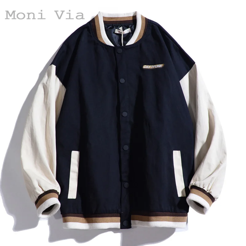

Monivia 2021 Autumn Baseball Jacket Men Trend Casual Wild Loose Baseball Uniforms Handsome Boys Jacket INS Brand Male Clothes