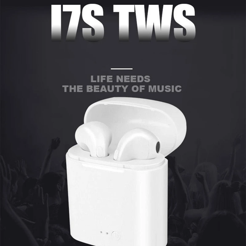 I7s TWS беспроводные Bluetooth наушники зарядка 3D стерео наушники-вкладыши гарнитура с