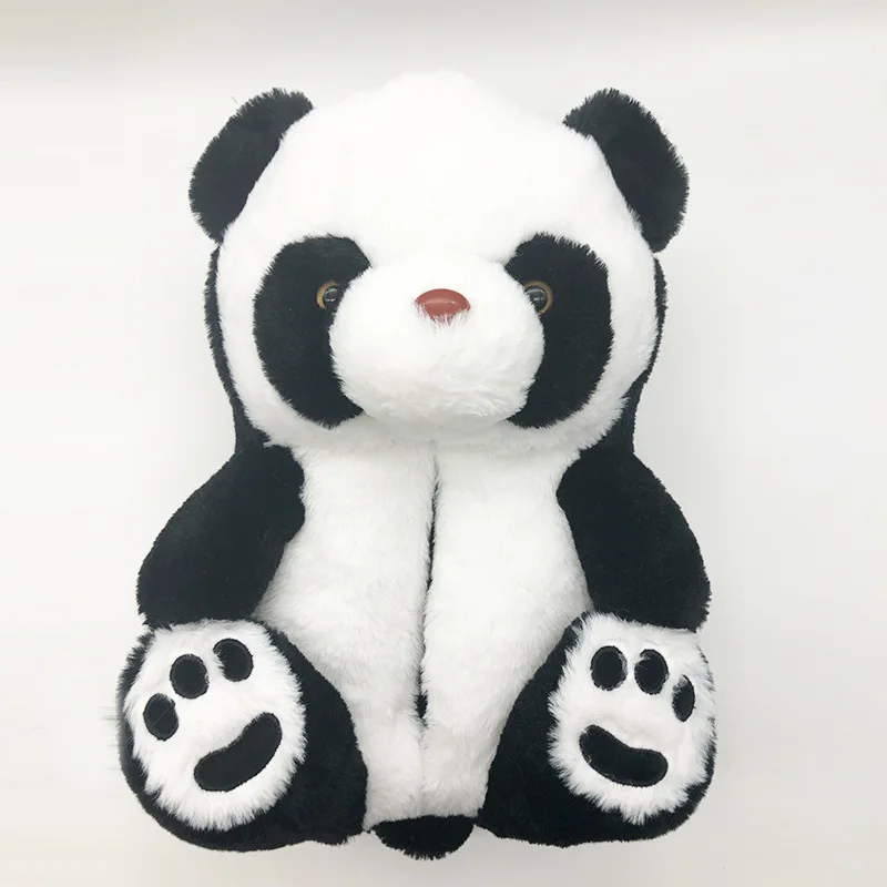 Teddy Bear Slippers Women Cute Cartoon Slides Furry Warm Soft Shoes Home Non-slip Cotton Flip Flops Rainbow Teddies Bear Slipper best house slippers