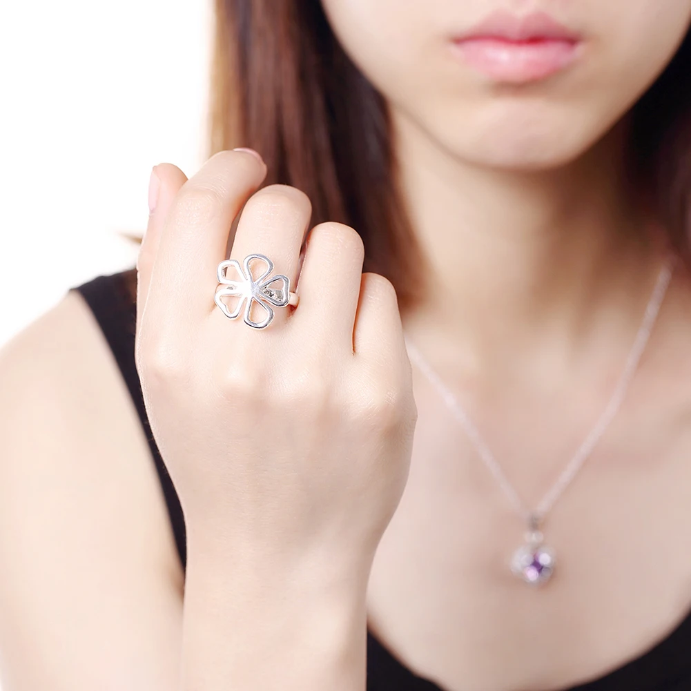 Оптовая продажа кольцо из стерлингового серебра 925 пробы модные свадебные