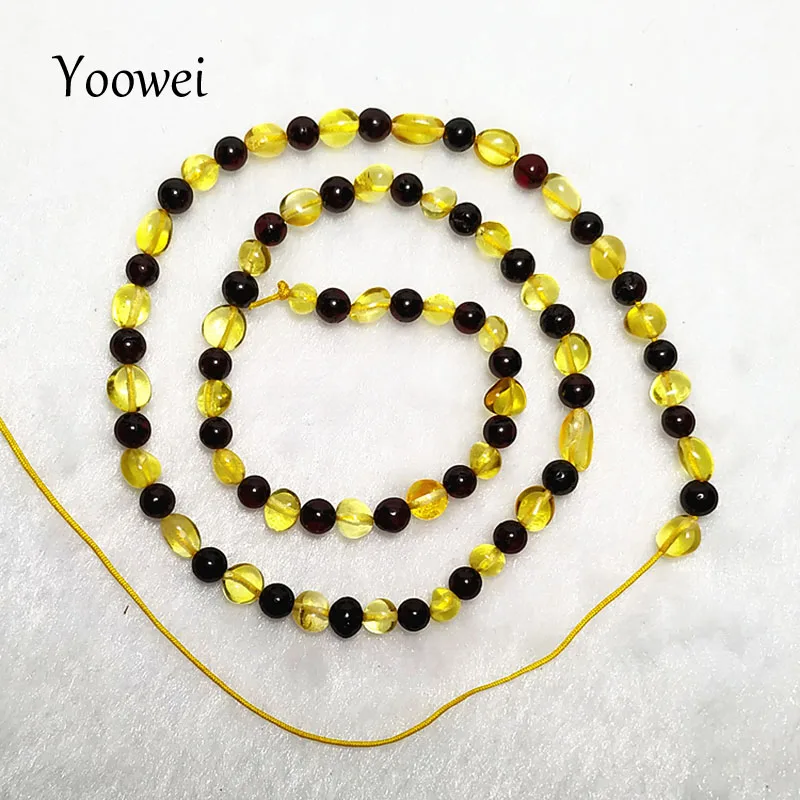 Новые Янтарные Бусины yowei 40 см для рукоделия оптовая продажа с фабрики не