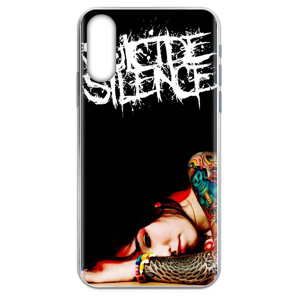 Группа Suicide Silence &quotТПУ мобильный телефон чехол для Huawei P7 P8 P9 P10 P20 P30 Lite Mini Plus Pro Y9 Prime