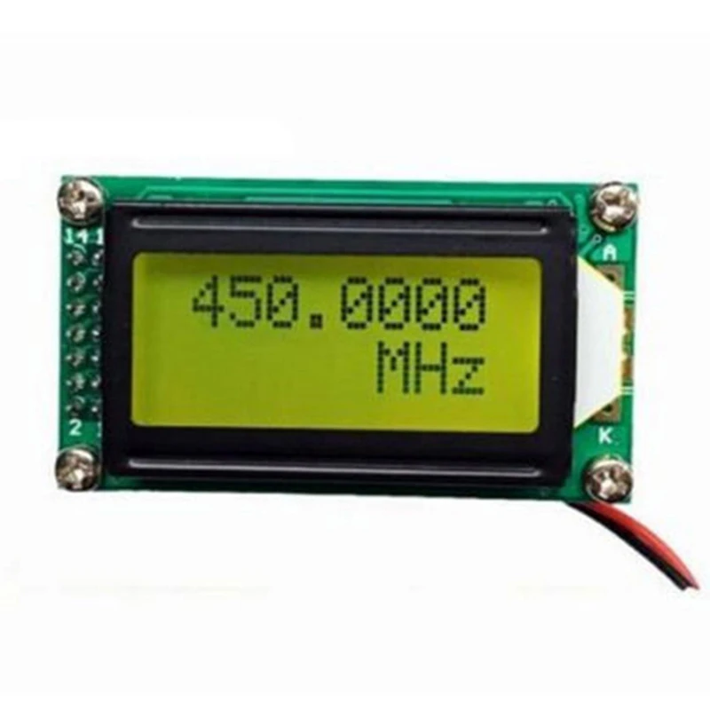 DC 9-12V 1MHz-1.2GHz RF Frequency Counter Tester Digital PLJ-0802-E LCD0802 LCD Meter For Ham Radio 1-1200mhz DIY Kit | Инструменты