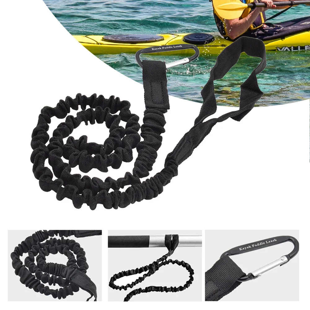 

Kayak Canoe Paddle Fishing Leash Rope Rod Leash Safety Lanyard Boat Accessories Anti-lost Safety Rope With D-shaped Buckle