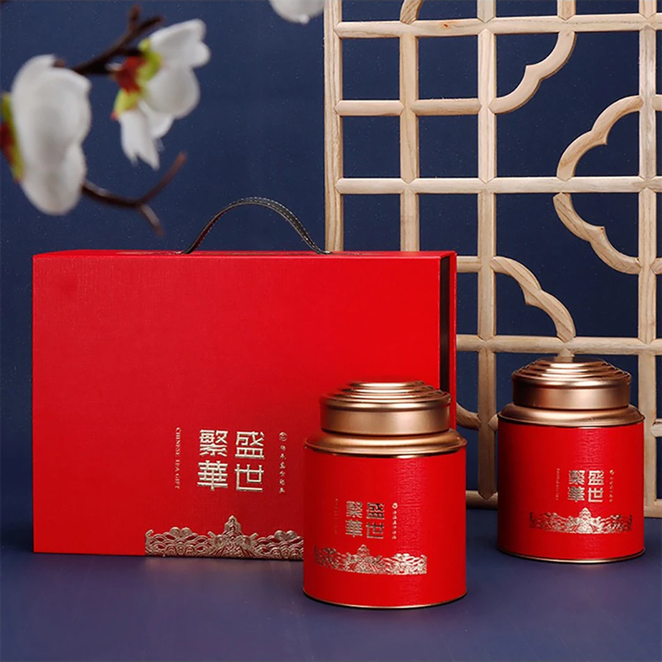 Star Packaging Round Custom Airtight Tea Metal Black Tea Tin Container