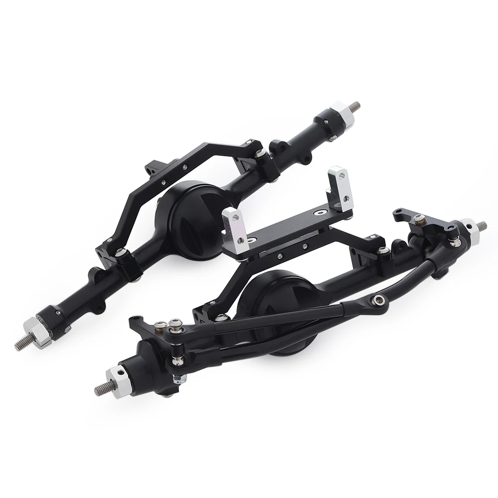 

D90 CNC Aluminum Alloy Axle Front Rear One Set for 1/10 RC Crawler Car RC4WD Gelande II TF2 D110 Yota II Upgrade Parts