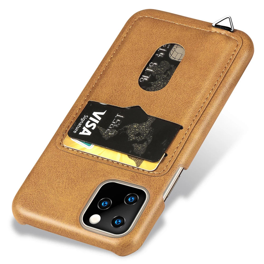 Для iPhone 11/11 Pro/11 Pro Max чехол для задней панели Тонкий из искусственной кожи Жесткий