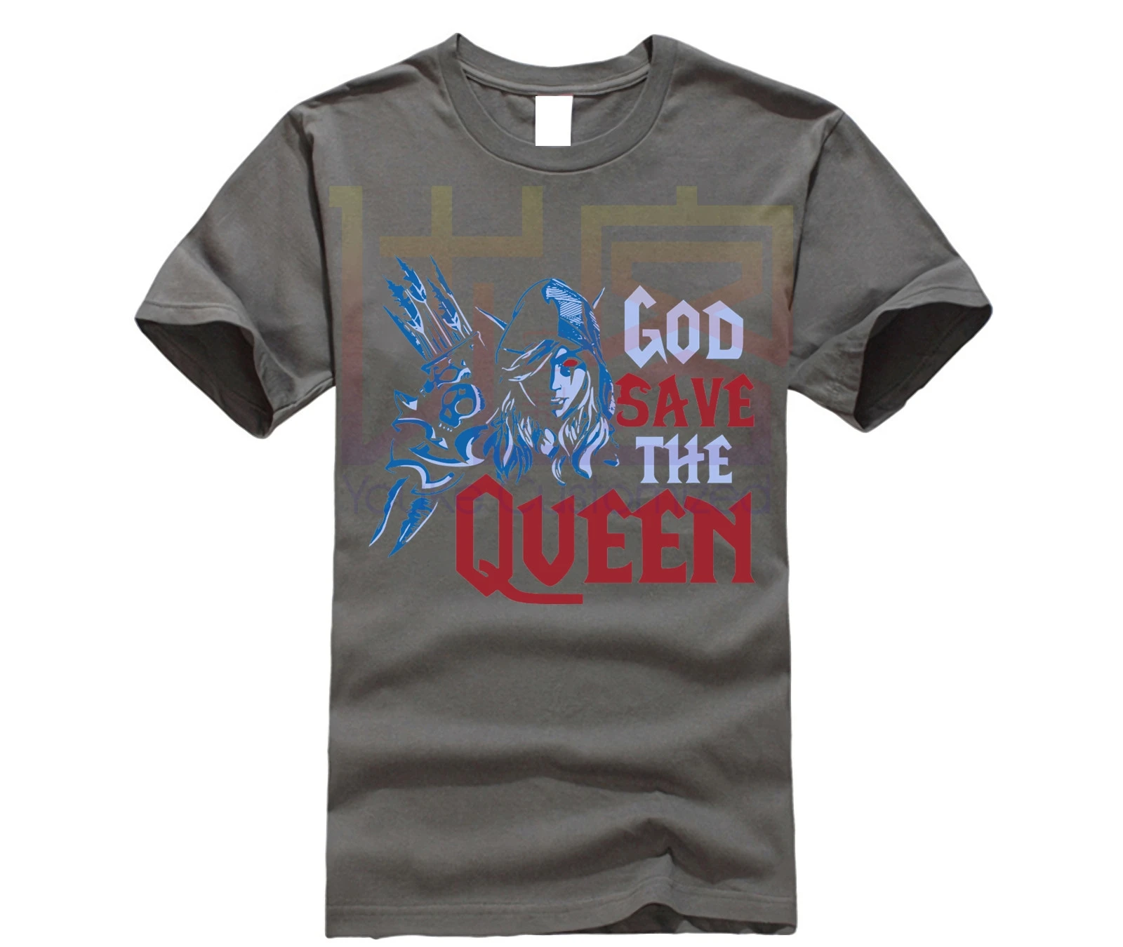 2019 hot men shirt WORLD OF WARCRAFT SYLVANAS WINDRUNNER GOD SAVE THE QUEEN SHIRTS | Мужская одежда