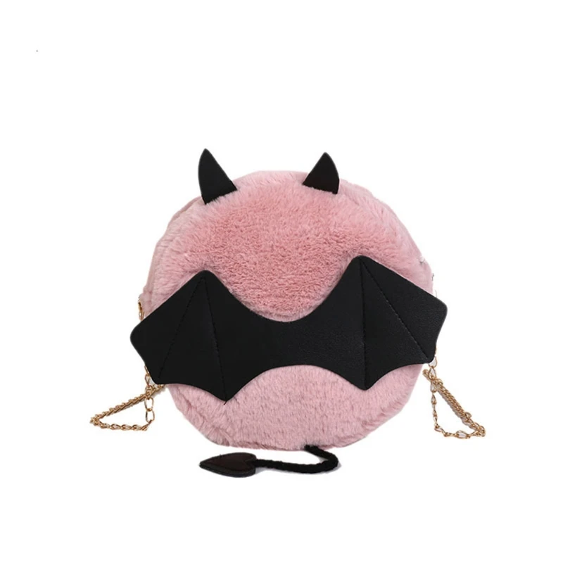 Милая сумка через плечо с дьяволом креативный милый кошелек на цепочке наряд для