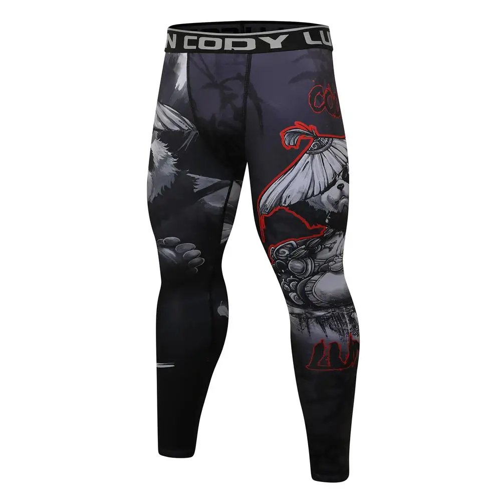 2021 Running Pants Stretchy Sport Jogging Leggings  Compression Tights Running Trousers Men's Gym Fitness Leggings Yoga Bottoms