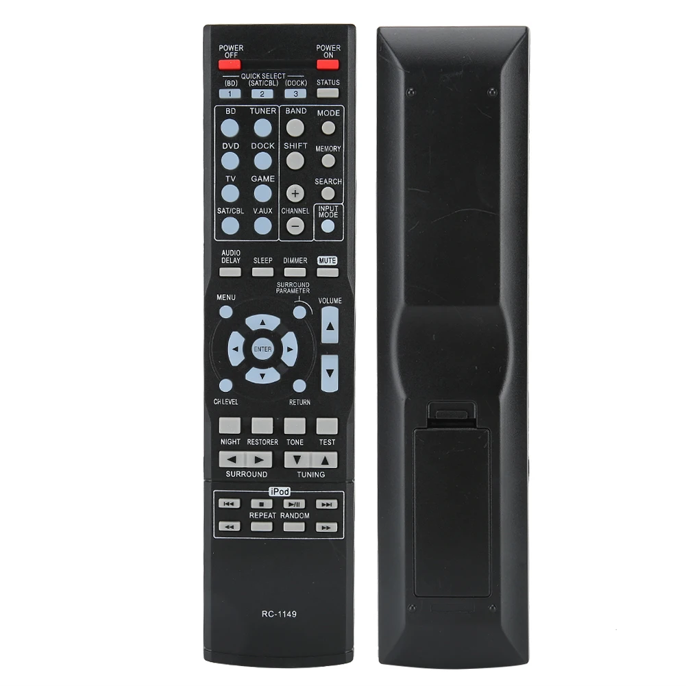 

ABS Durable Wear Resistant Black Controller Remote Control Replacement Accessory for DENON RC-1149