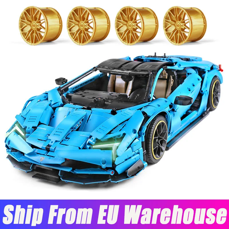 Ешина K98 Techic модель автомобиля Lamborghinisd 1:8 гиперкар супер гоночный автомобиль MOC 39933