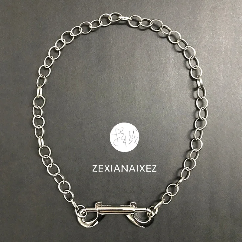 Открытое короткое ожерелье из сплава в стиле хип-хоп модное повседневное