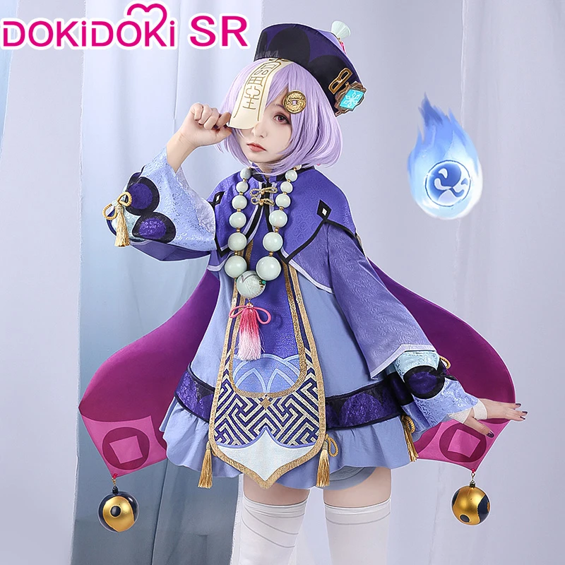 PRE SALE DokiDoki SR Game Genshin Impact Cosplay Qiqi костюм для косплея|Игровые костюмы| |