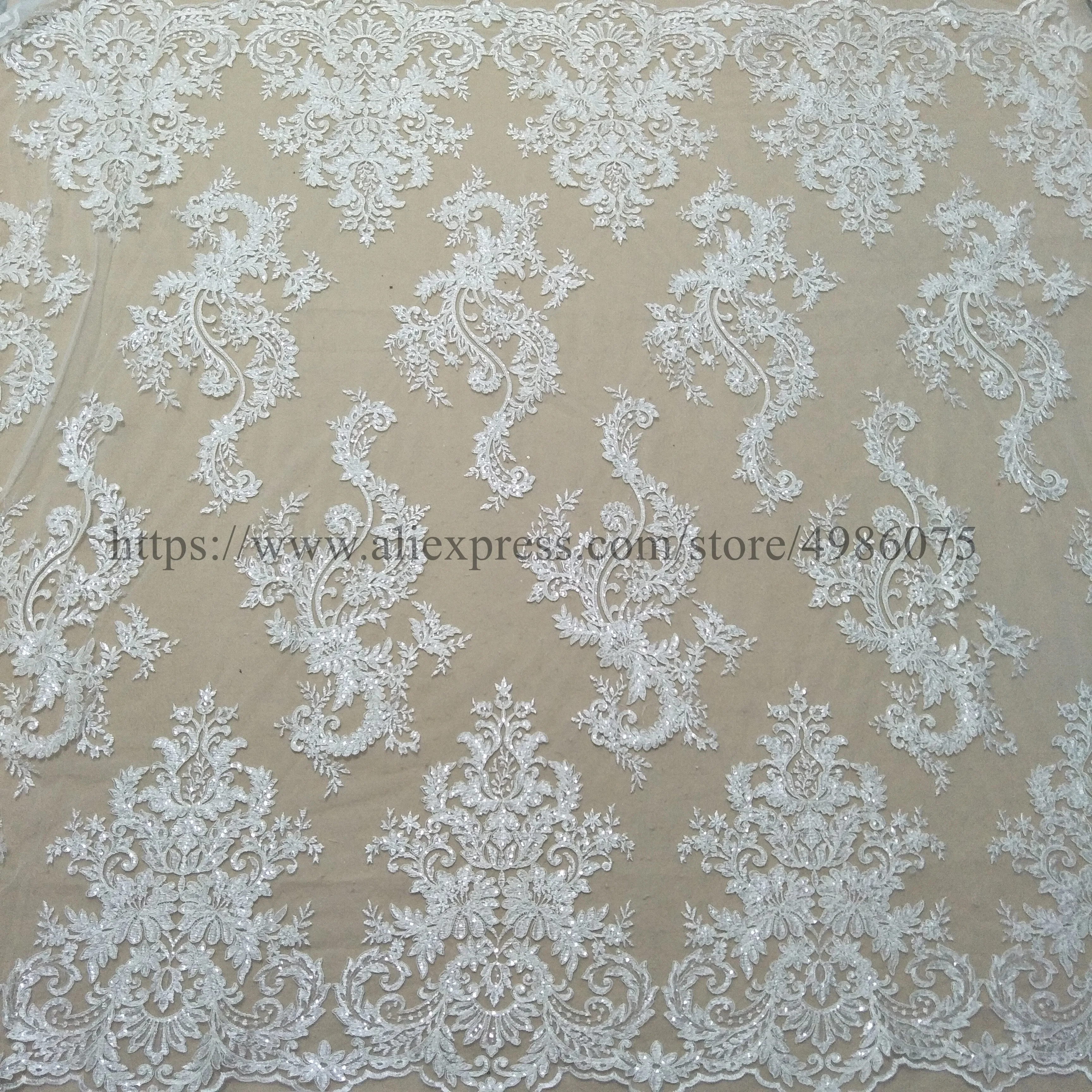 Новейшая мода свадебное платье цвета слоновой кости кружевная ткань ширина 130 см