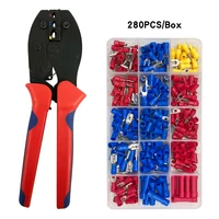 ferrule crimping pliers ly 30j tools 0 5mm 6 0mm 20 10awg 280pcs cold pressed terminal box high precision clamp kit