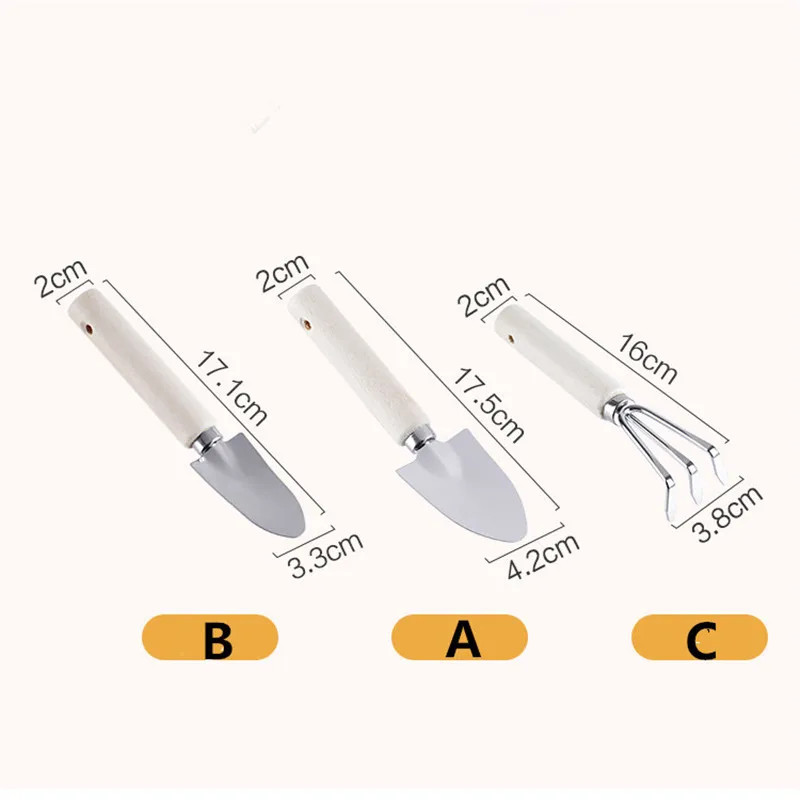 

Shovel Rake Planting Tools Combination Home Gardening Tool Set Balcony Home-grown Mini Digging Suits