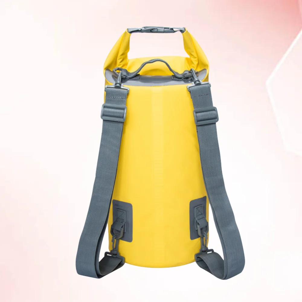 

Portable Waterproof Bag Sports Floating Storage Pouch Rafting PVC Pack Shoulder Bag for Swimming Kayaking River Sailing(Yel
