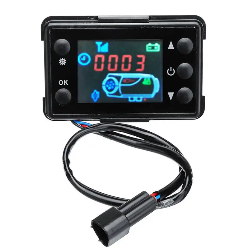 12 V/24 V 3/5Kw ЖК-монитор парковочный обогреватель переключатель автомобиля нагревательный прибор контроллер универсальный для автомобиля трек нагреватель воздуха на дизельном топливе